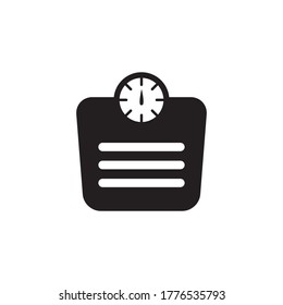 Ilustración de vectores de iconos de escala de peso