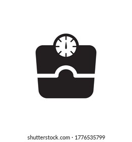 Ilustración de vectores de iconos de escala de peso