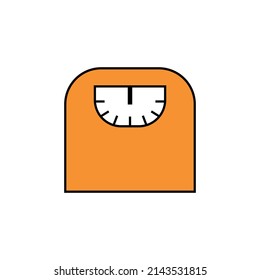 Weight scale icon vector illustration on white background