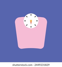 Weight scale icon. Vector illustration.