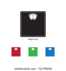 Weight scale icon vector illustration.
