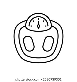 Weight Scale icon vector stock illustration