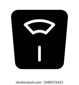 Gewichtsskala Symbol Vektorgrafik Symbol Design Illustration