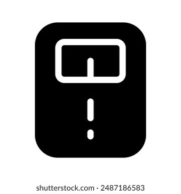 Weight Scale Icon Vector Symbol Design Illustration