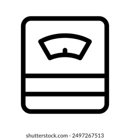 Weight Scale Icon Vector Symbol Design Illustration