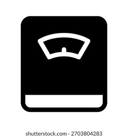 Ilustração do design do símbolo do vetor do ícone da escala de peso