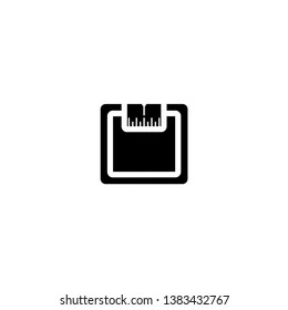 Weight Scale icon vector. Weighing machine icon . Flat design style on white background.