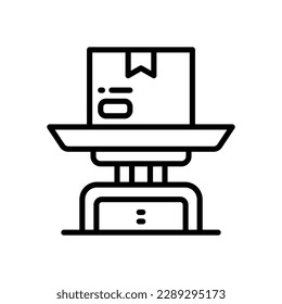 weight scale icon for your website, mobile, presentation, and logo design.