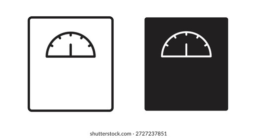 Symbol für die Waage. Vektorgrafik-Paket für Apps und Designs
