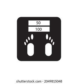 Escala de peso para el icono del infante. Ilustración de elemento simple