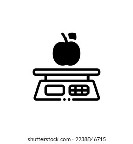 weight scale, kitchen scales icon