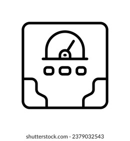 weight scale line icon. vector icon for your website, mobile, presentation, and logo design.