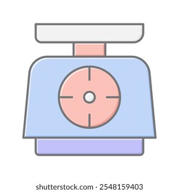 Weight Scale lineal color icon , vector, pixel perfect, illustrator file