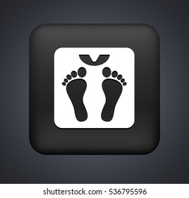 Weight Scale on Black Square Button