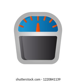 Weight Scale. Scales. Vector illustration in modern flat style. EPS 10.
