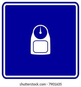 weight scale sign
