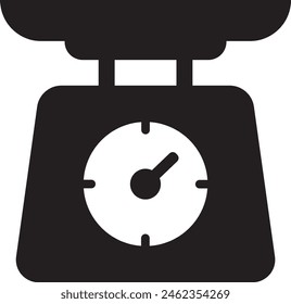 Weight scale sign and symbol, Kitchen scales vector icon