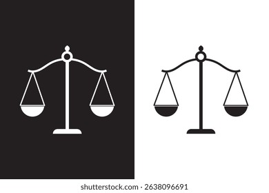 Weight scale silhouette vector art