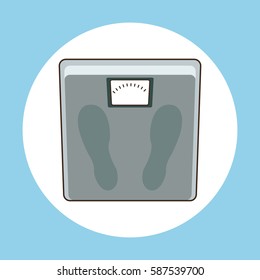 weight scale, sport icon