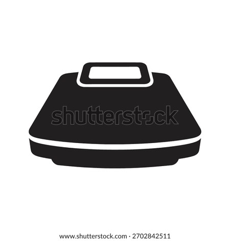 Weight scale symbol indicating mass measurement and body proportion