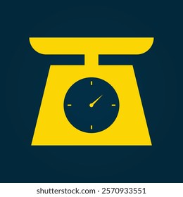 Weight scale trendy artwork applied abstract vector illustration colorful valuable design.eps
