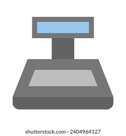 Weight Scale Vector Flat Icon For Personal And Commercial Use.
