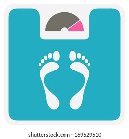 Weight Scale Vector Icon