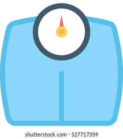 Weight Scale Vector Icon 