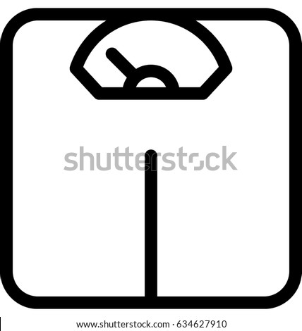 Download Weight Scale Vector Icon Image vectorielle de stock (libre ...