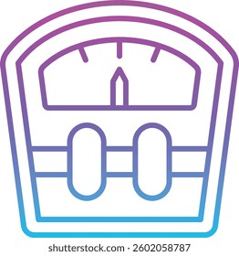 Weight Scale vector icon. Can be used for printing, mobile and web applications.