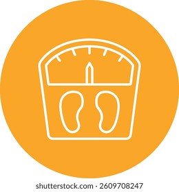 Weight Scale vector icon. Can be used for printing, mobile and web applications.