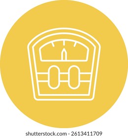 Weight Scale vector icon. Can be used for printing, mobile and web applications.