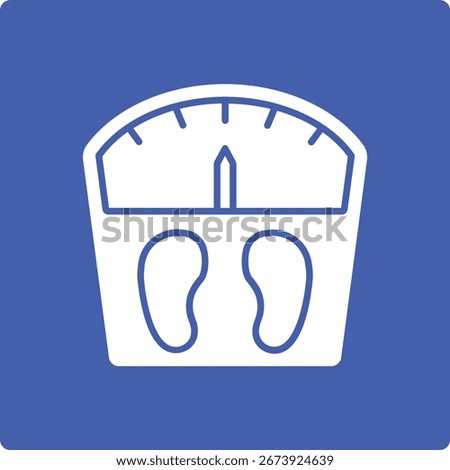 Weight Scale vector icon. Can be used for printing, mobile and web applications.