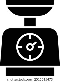 Ilustração de design de ícone de vetor de escala de peso