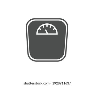 Weight Scale Vector Icon Sign Symbol