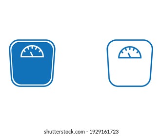 Weight scale vector icon sign symbol