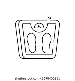 Ilustração de stock de ícone de vetor de Escala de Peso