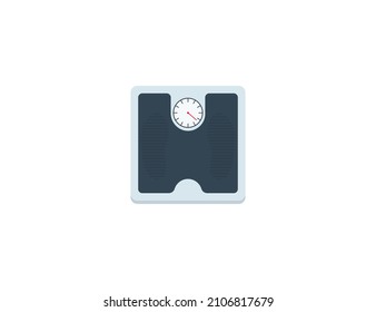 Weight scale vector isolated icon. Emoji illustration. Weight scale vector emoticon