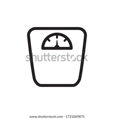 Weight Scales Icon In Trendy  Design Vector Eps 10