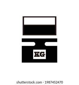weight scales icon vector symbol