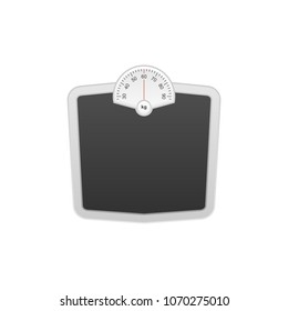 Weight scales vector illustration.