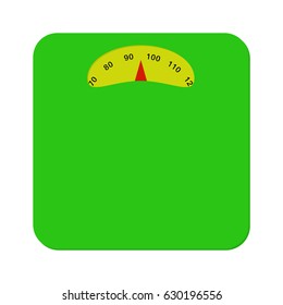 Weight scales. Vector illustration.