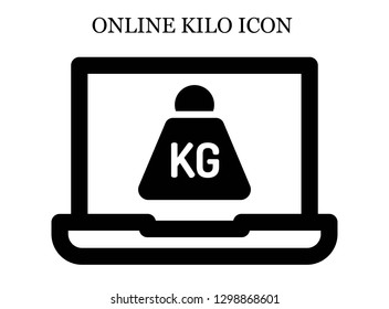 Weight search icon. Editable Weight search icon for web or mobile.