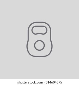 Weight sign icon