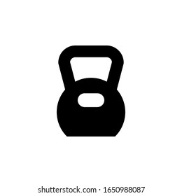 Weight for sport glyph icon