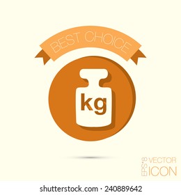 the weight, symbol denoting a measure of weight