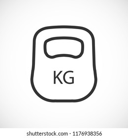 weight  vector icon 10 eps