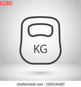 weight  vector icon 10 eps