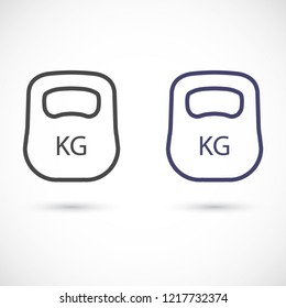 weight  vector icon 10 eps
