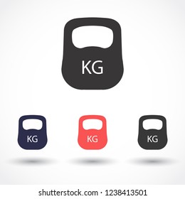 weight  vector icon 10 eps